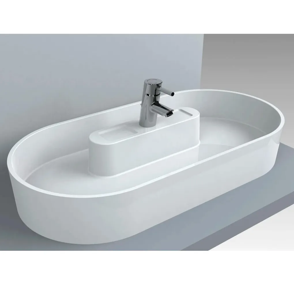 Умывальник Fancy Marble Lika 900х440, белый (8009101)- Фото 2